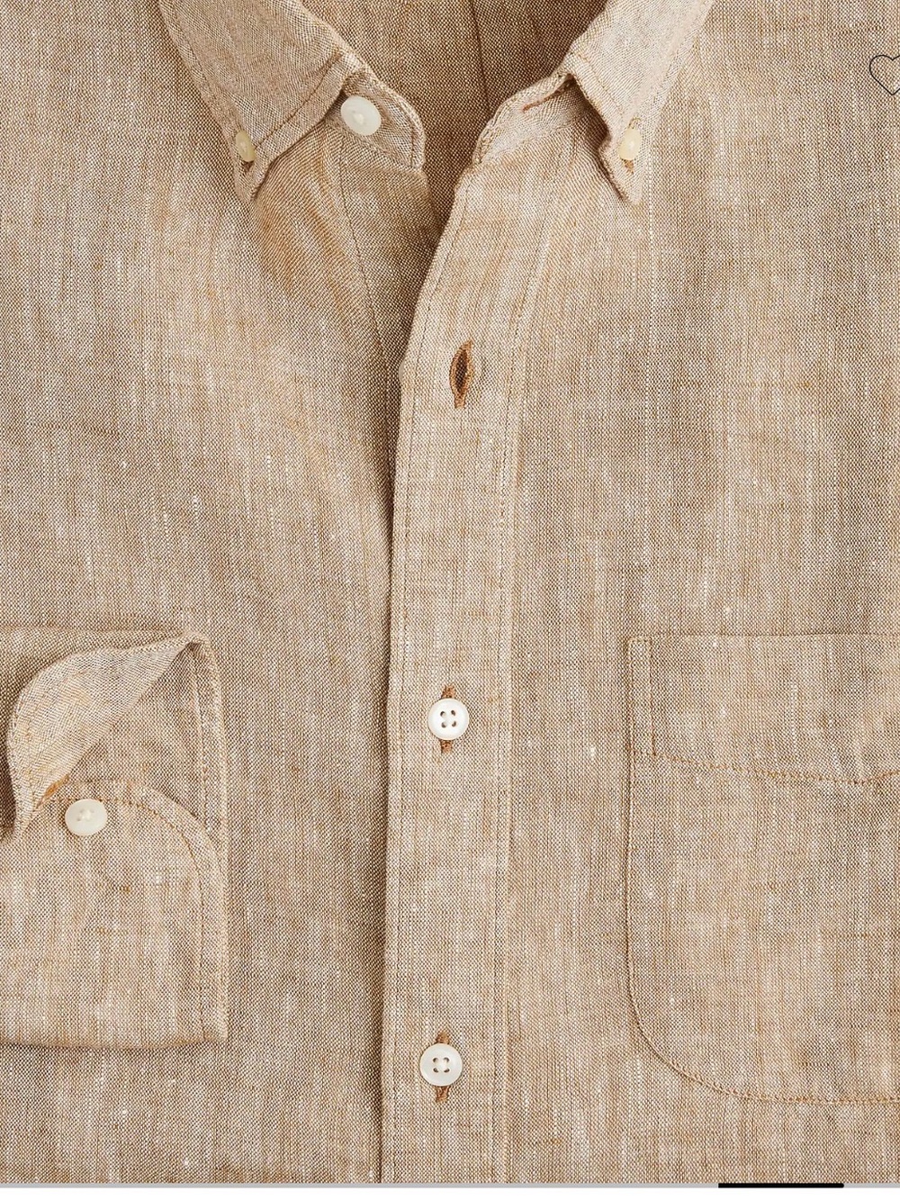 Linen Button-Down Shirt - Men